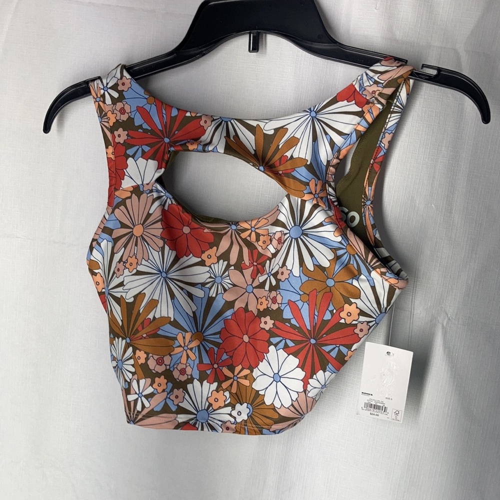 Relist7/2 SO floral Sporty cutout top & high rise sporty short S jrs - Picture 11 of 17